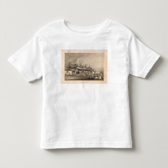 Camiseta De Bebé Templo chino, Singapur (Anverso)