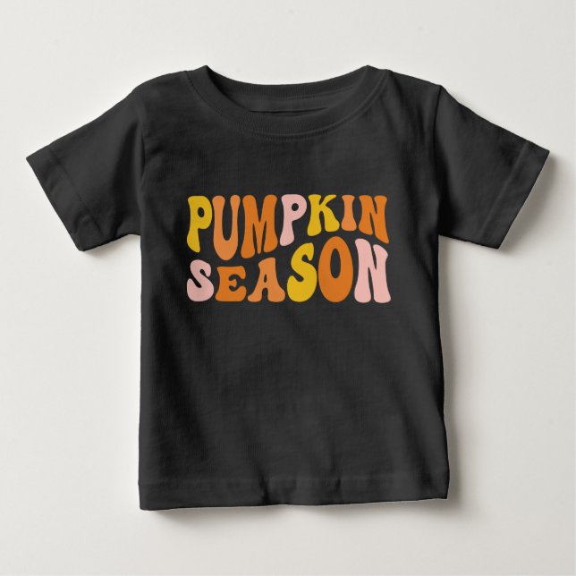 Camiseta De Bebé Temporada de calabaza (Anverso)