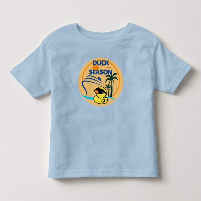 Camiseta De Bebé Temporada de duque de caucho (Anverso)