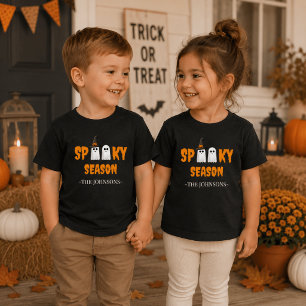 Camiseta De Bebé Temporada de Espanto – Traje de Halloween Adorable