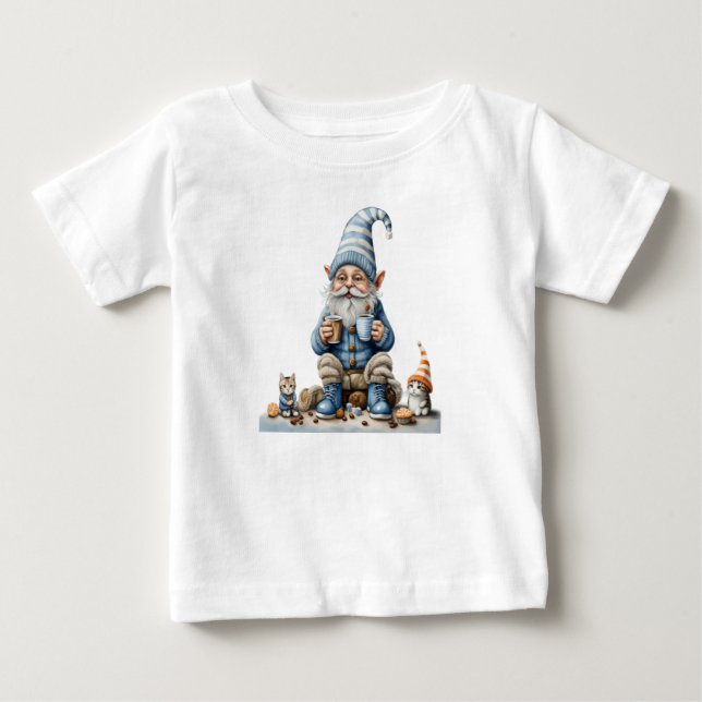 Camiseta De Bebé Temporada de Gnome e invierno (Anverso)
