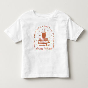 Camiseta De Bebé Temporada de libros y calabazas