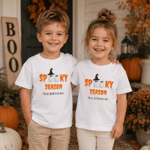 Camiseta De Bebé Temporada Espeluznante – Outfit Lindo de Halloween