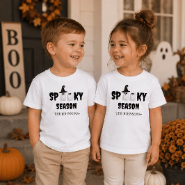 Camiseta De Bebé Temporada Espeluznante – Outfit mono de Halloween
