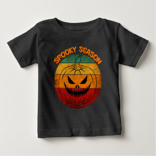 Camiseta De Bebé Temporada Espeluznante Vintage