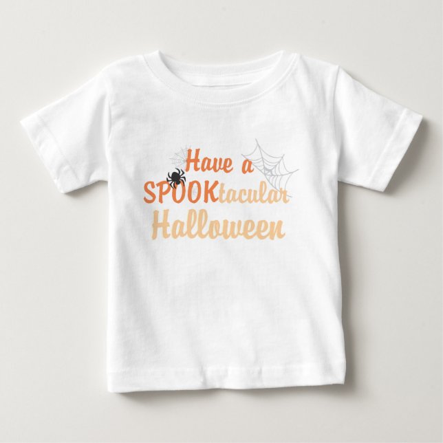 Camiseta De Bebé Ten un SPOOKtacular Halloween (Anverso)