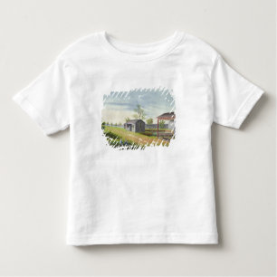 Camiseta De Bebé Tendiendo plantas de té (w/c en el papel)