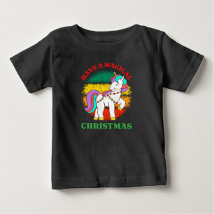 Camiseta De Bebé tener navidades mágicos
