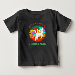 Camiseta De Bebé tener navidades mágicos