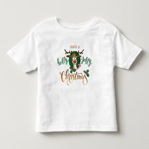Camiseta De Bebé Tener Un Navidad De Renos De Alegría Vacaciones