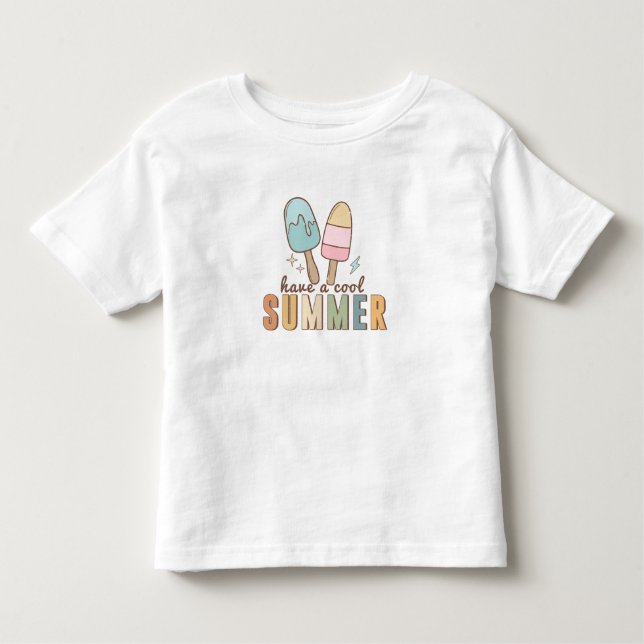 Camiseta De Bebé Tener un verano Guay (Anverso)