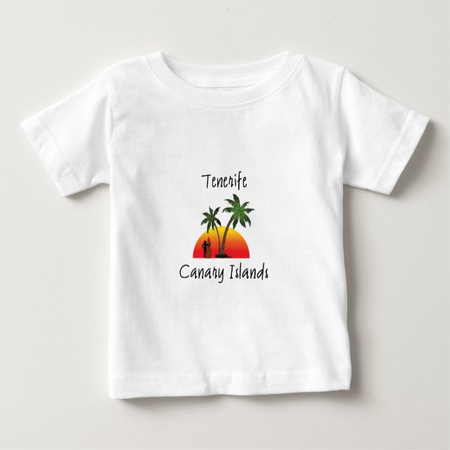 Camiseta De Bebé Tenerife - Islas Canarias (Anverso)