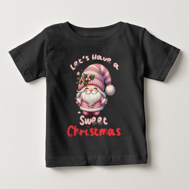 Camiseta De Bebé Tengamos un dulce Navidad Niños (Anverso)