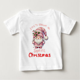 Camiseta De Bebé Tengamos una dulce Navidad niños