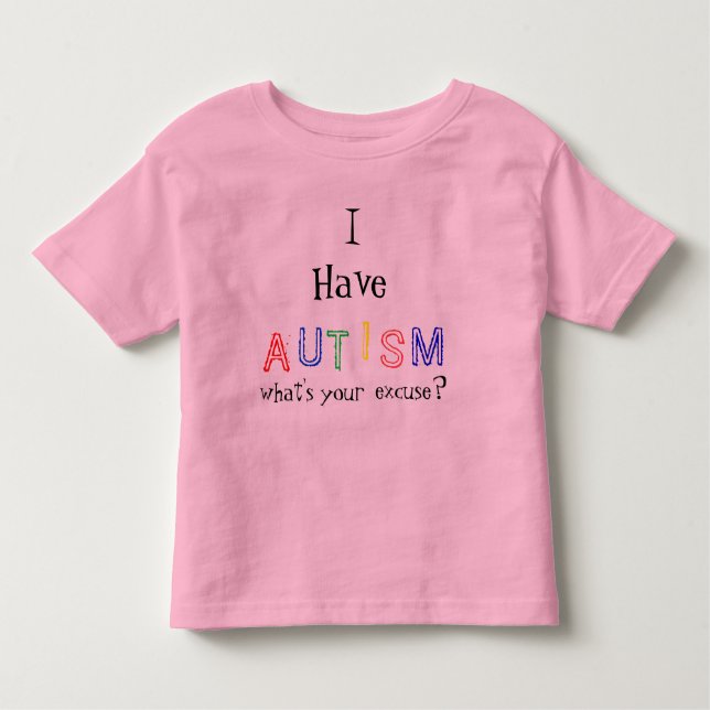 Camiseta De Bebé Tengo autismo (Anverso)