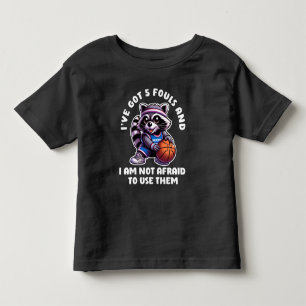 Camiseta De Bebé Tengo Fouls Y No Tengo Miedo De Usarlas Racoon