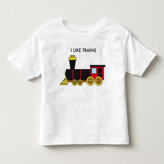 Camiseta De Bebé Tengo gusto de los trenes (Anverso)