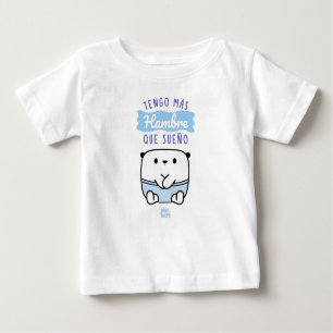 Camiseta De Bebé │Tengo más hambre que sueño