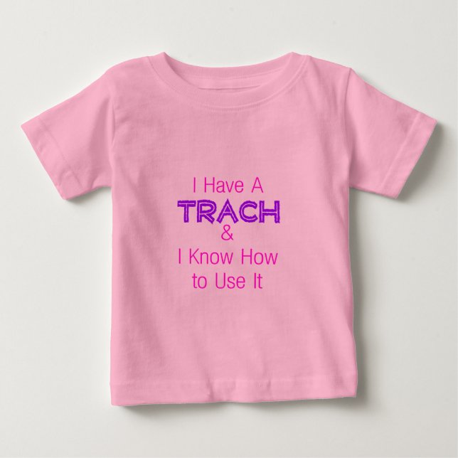 Camiseta De Bebé Tengo una traqueostomía (Anverso)