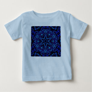Camiseta De Bebé Teñido de Azul