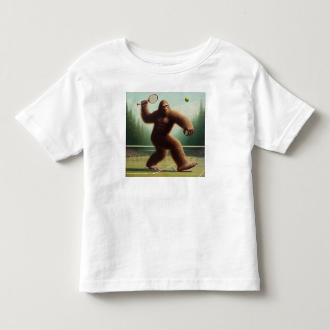 Camiseta De Bebé Tenis de pie en bicicleta (Anverso)