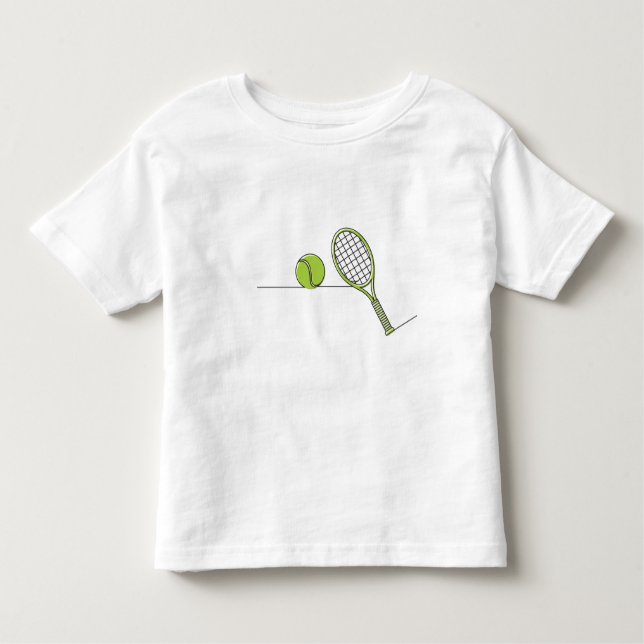 Camiseta De Bebé Tennis Lover | regalo de tenis (Anverso)