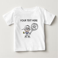 Tennis T Shirt con personalizado personalizado