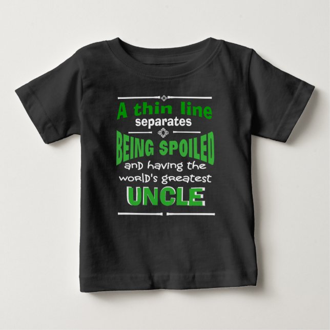 Camiseta De Bebé teoría del botín de tío gracioso (Anverso)