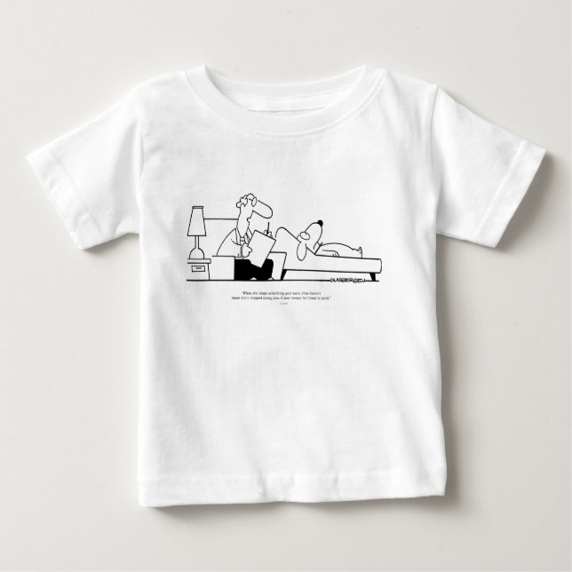 Camiseta De Bebé Terapia del perro (Anverso)