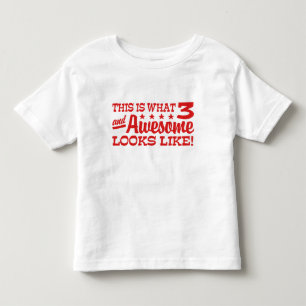 Camiseta De Bebé Tercer cumpleaños