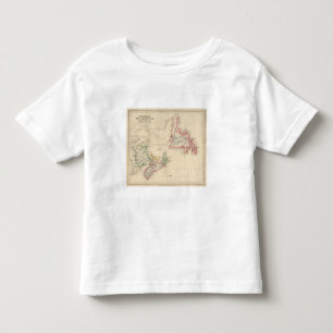 Camiseta De Bebé Terranova, Nuevo Brunswick, Nueva Escocia