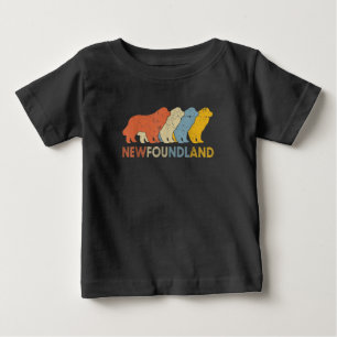 Camiseta De Bebé Terranova retro vintage   Amantes divertidos de Ne