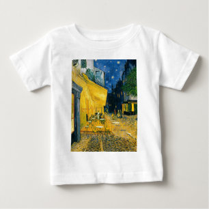 Camiseta De Bebé Terraza del café de Vincent van Gogh el  , Place