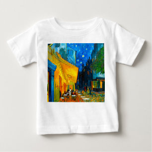Camiseta De Bebé Terraza Van Gogh Café de noche