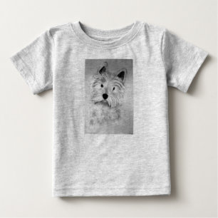Camiseta De Bebé Territorio Blanco de la región montañosa occidenta