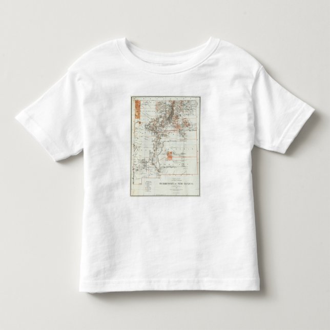 Camiseta De Bebé Territorio de New México (Anverso)