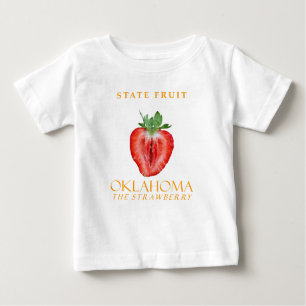 Camiseta De Bebé Territorio de Oklahoma Fruto de la fresa
