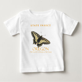 Camiseta De Bebé Territorio De Oregón Insecta La Ternera De Oregón