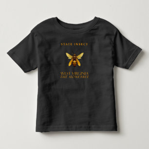 Camiseta De Bebé Territorio de Virginia Occidental Insecto La Abeja