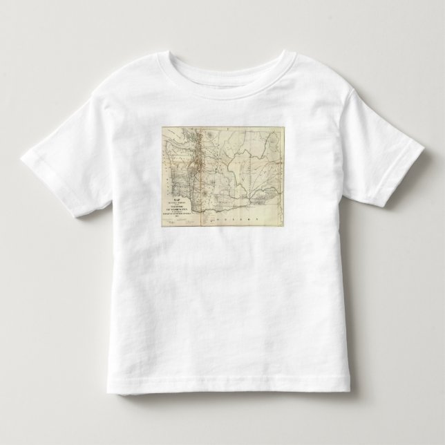 Camiseta De Bebé Territorio de Washington (Anverso)