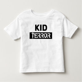 Camiseta De Bebé Terror infantil