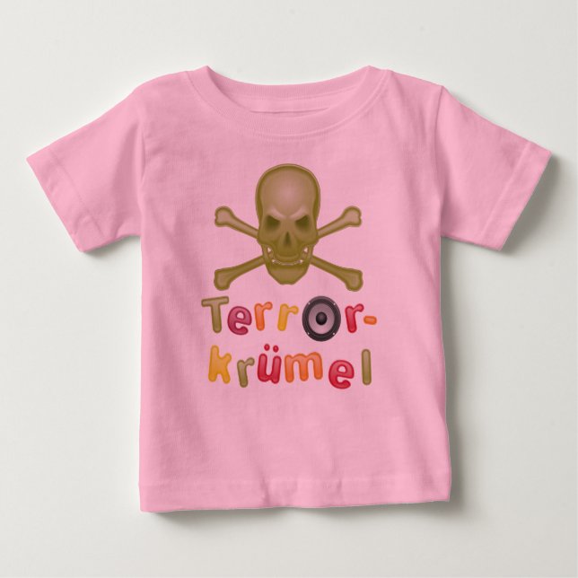 Camiseta De Bebé Terrorkrümel (Anverso)