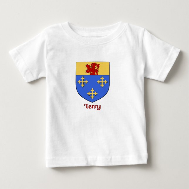 Camiseta De Bebé Terry Family Shield (Anverso)