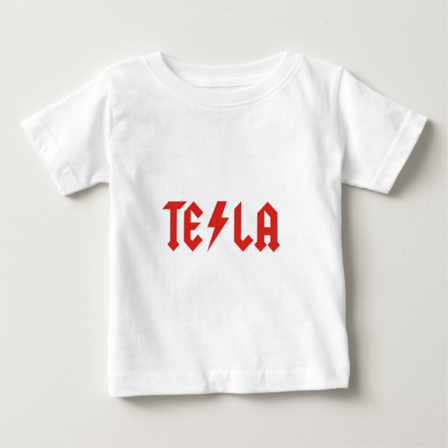 Camiseta De Bebé Tesla (Anverso)