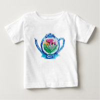 Tetera de flores