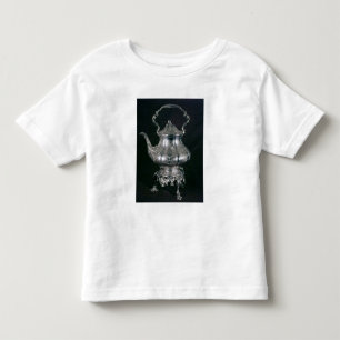 Camiseta De Bebé Tetera y caldera con el lampstand y la hornilla