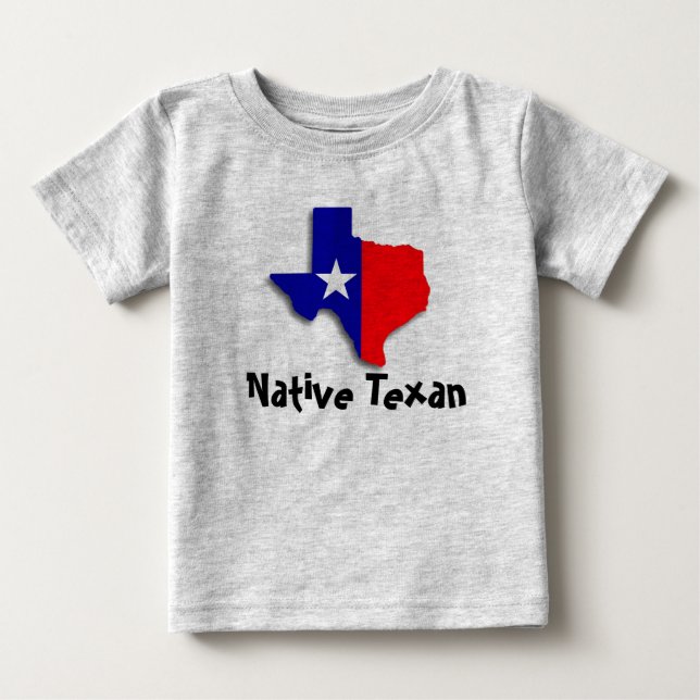 Camiseta De Bebé Texan nativo (Anverso)