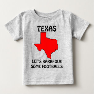 Camiseta De Bebé Texas - Asamos algunas pelotas de fútbol