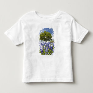 Camiseta De Bebé Texas bluebonnets(lupinus texensis) y roble