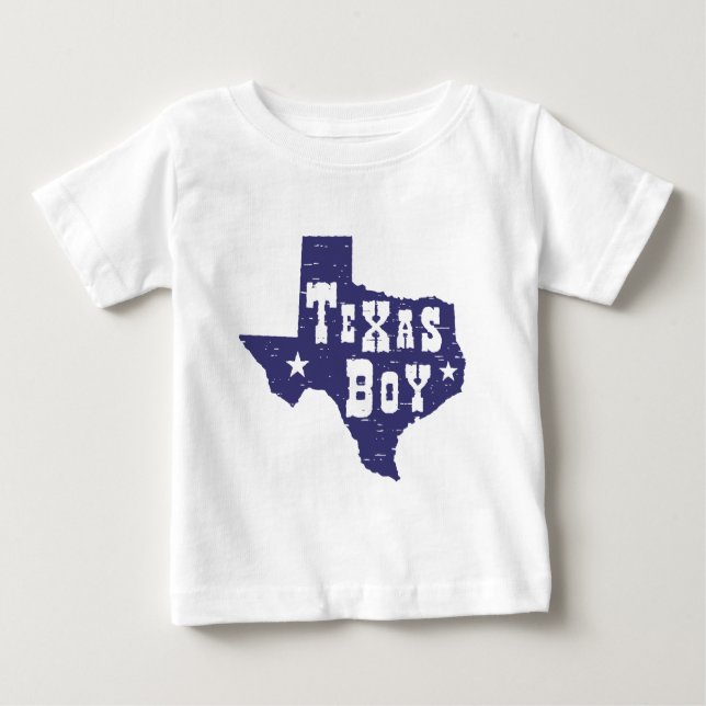 Camiseta De Bebé Texas Boy (Anverso)